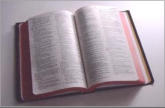 picture of an open bible